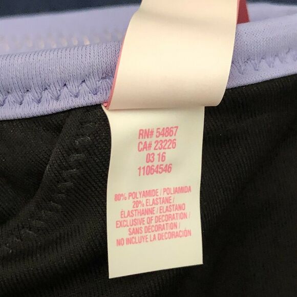 Victorias Secret Women Bikini Swim Top Medium Crossback Strappy Triangle Bikini - Picture 3 of 8